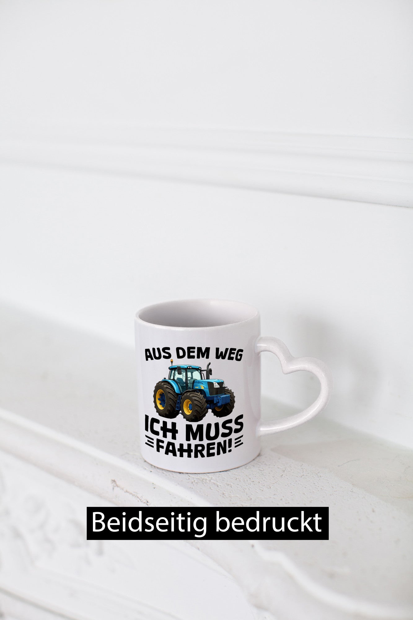 Aus dem weg ich mus fahren | Traktor Schlepper v2 Geschenkidee Humor Tasse