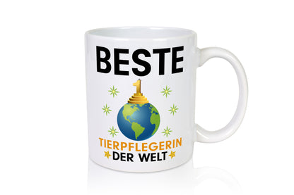 Welt Beste Tierpflegerin | Pflegeberuf Tierheim lustig Arbeit Kollegen Büro
