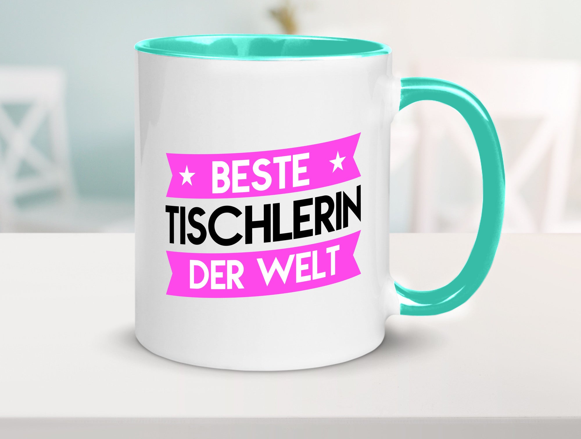 Beste Tischlerin | Tischlerei lustiger Spruch Geschenk Humor Geschenkidee Tasse