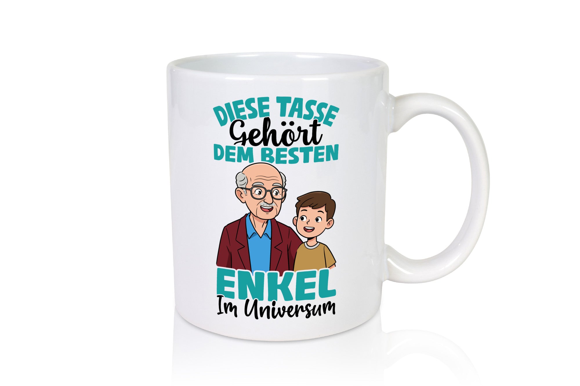 Im Universum: Enkel | Großmutter Großvater Oma Opa lustig Familie Geschenkidee