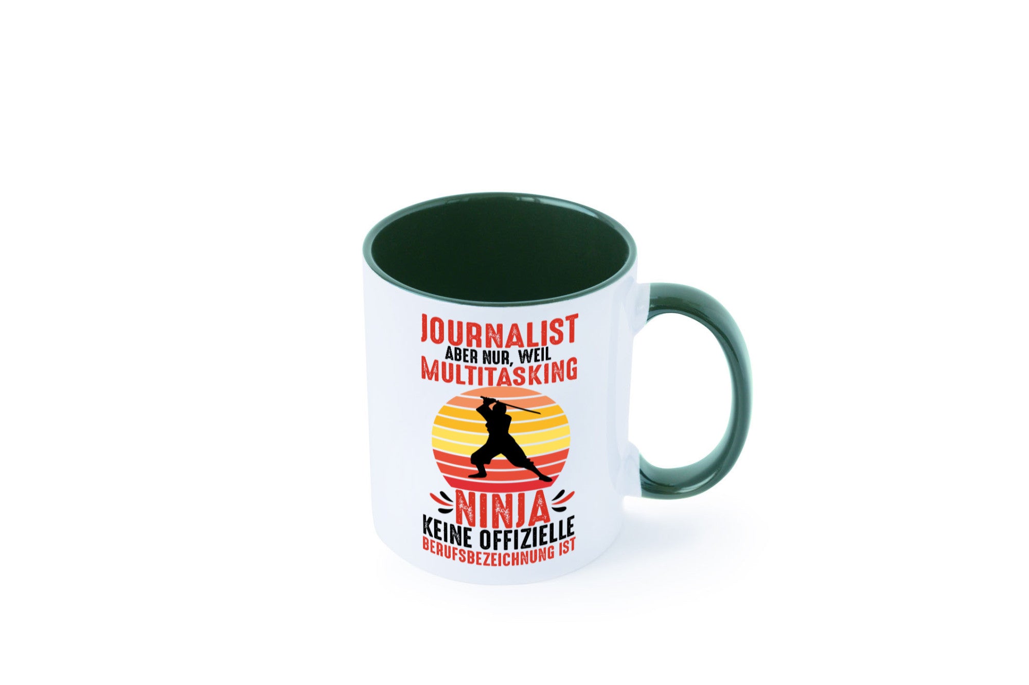 Journalist weil Multitasking Ninja kein Beruf ist Geschenk Arbeit Kollegen Büro