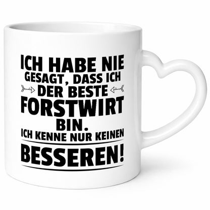 Der Beste Forstwirt | Waldarbeiter lustig Arbeit Kollegen Büro Geschenk Tasse