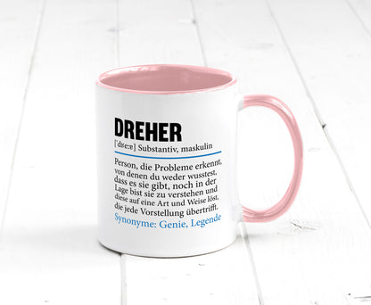 Dreher Humor | Fräser Zerspannungsmechaniker Geschenkidee Tasse