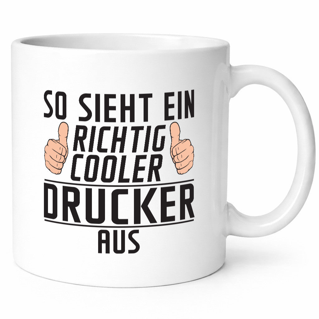 Richtig Cooler Drucker | Druckerei Print Medien Geschenk Humor Geschenkidee