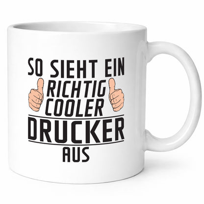 Richtig Cooler Drucker | Druckerei Print Medien Geschenk Humor Geschenkidee
