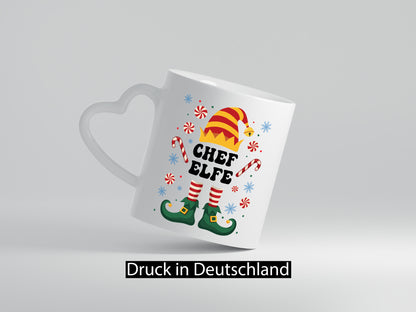 Chef Elfe | Weihnachten Weihnachts v2 lustiger Spruch Geschenk Arbeit Kollegen
