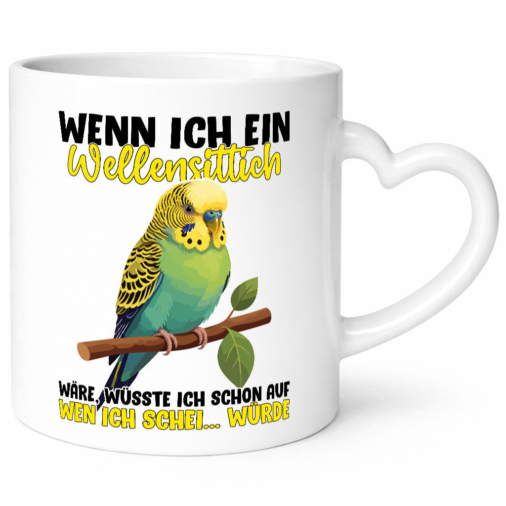 Wellensittich | Vogelbesitzer Humor Geschenkidee Tasse