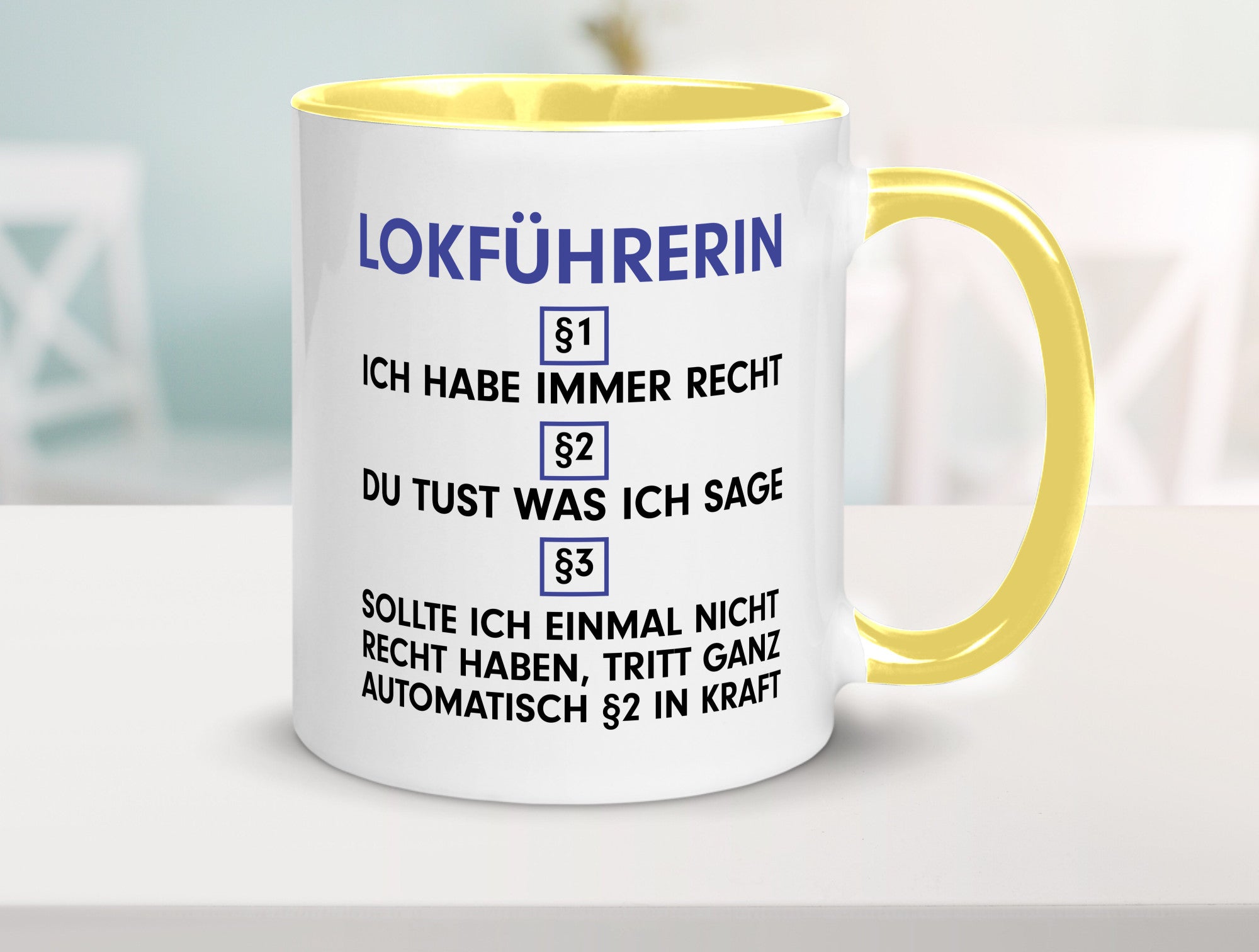 Ich habe immer Recht Lokführerin | Zug Beruf Geschenk Arbeit Kollegen Büro