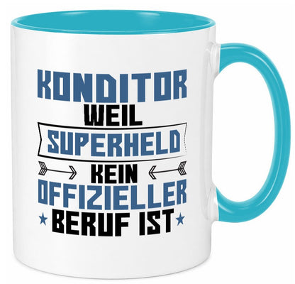 Superheld Konditor | Konditorei Humor Geschenkidee Tasse