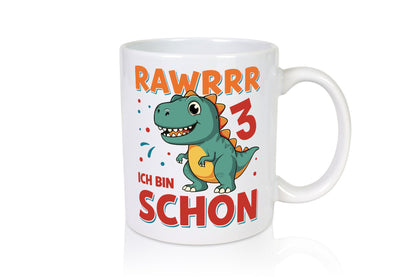 3. Geburtstag | 3 Jahre Raw ich bin schon T-Rex lustig Geschenkidee Geschenk