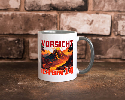 14. Geburtstag | 14 Jahre Vulkanausbruch Vulkan Geschenkidee Humor Tasse