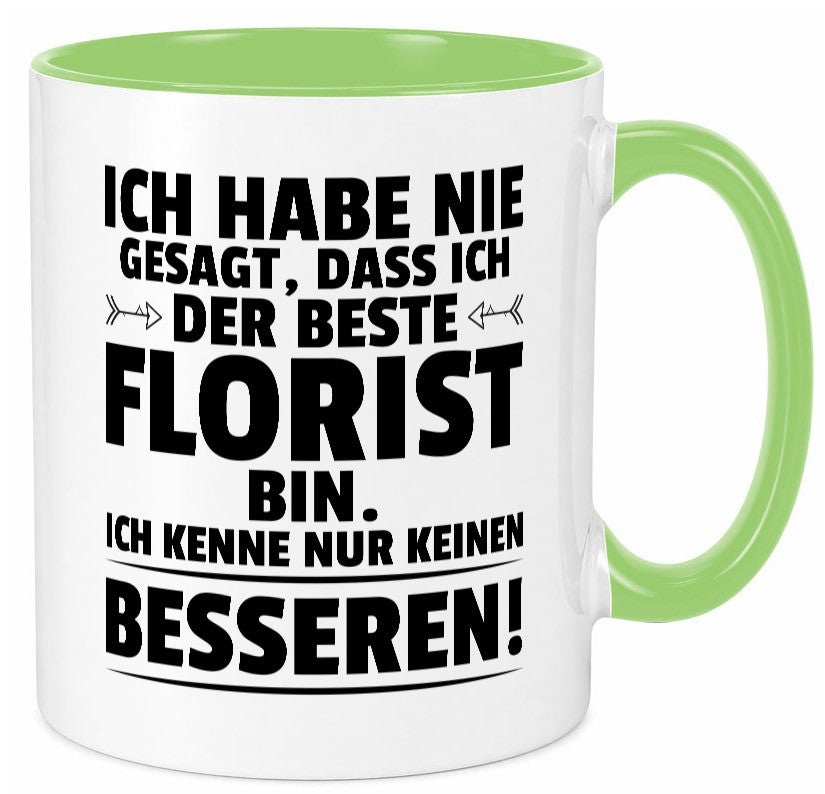 Der Beste Florist | Blumen Verkäufer lustiger Spruch Geschenk Humor Tasse