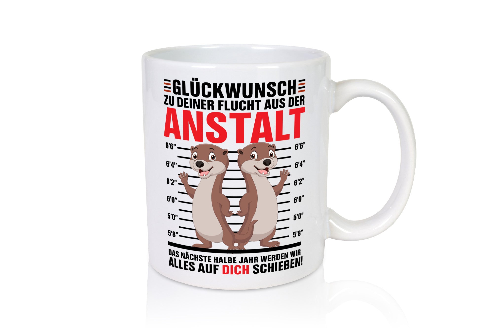 Glückwunch zur Flucht | Jobwechsel Arbeitskollegen Geschenk Arbeit Kollegen