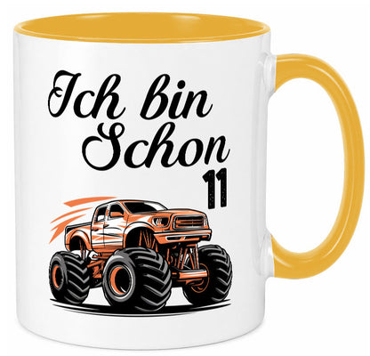 11. Geburtstag | Monster truck 11 Jahre lustiger Spruch Geschenk Geschenkidee