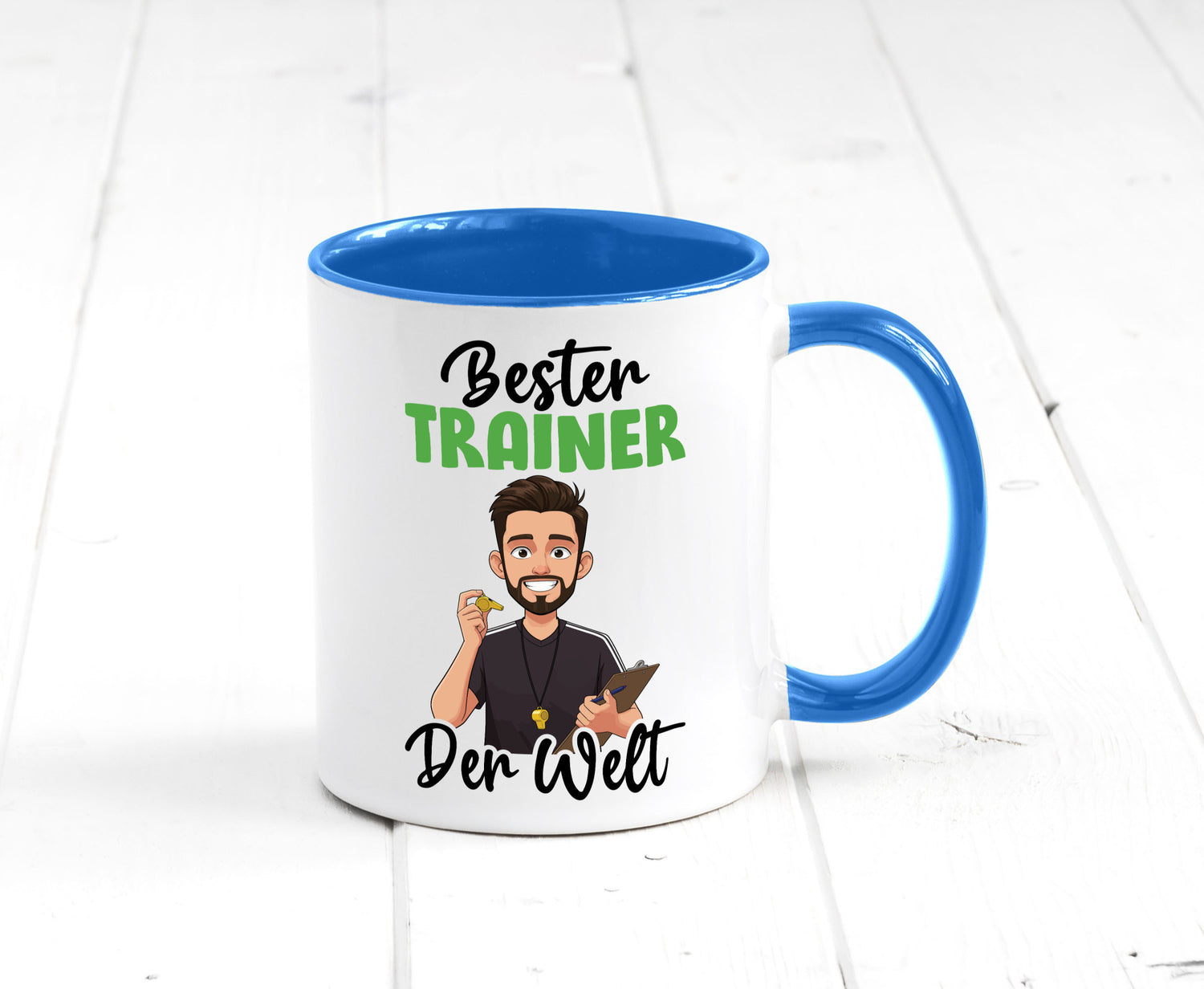 Bester Trainer | Verein Sport v2 Humor Geschenkidee Tasse