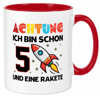 5. Geburtstag | Rakete Weltraum 5 Jahre Galaxy lustig Geschenkidee Geschenk
