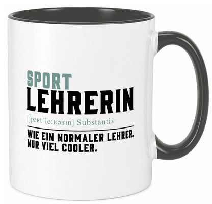 Sportlehrerin | Lehrerin Unterricht Lieblingslehrerin Geschenk Humor Tasse