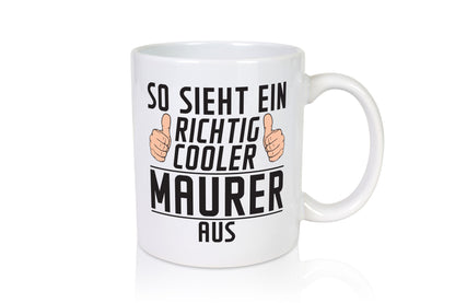 Richtig Cooler Maurer | Bau Handwerker Geschenk Humor Geschenkidee lustiger
