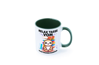 Relax Tasse: Elektromechaniker | Mechaniker Geschenk Humor Geschenkidee