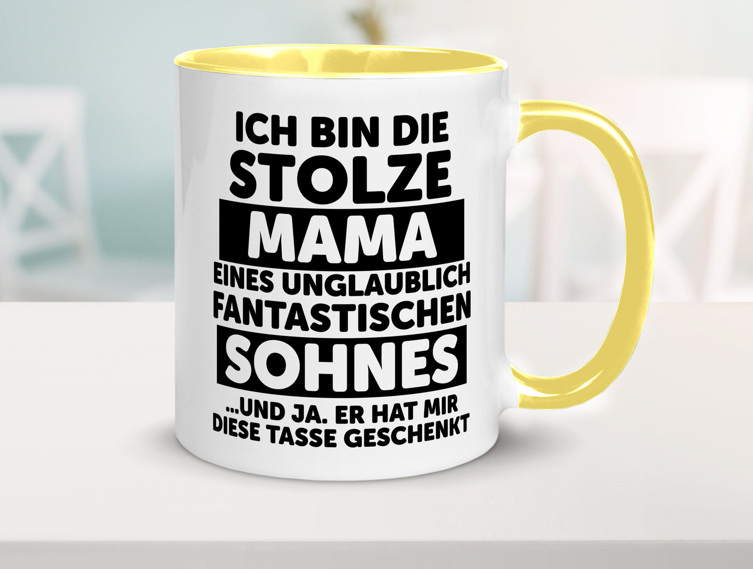 Stolze Mama | Fantastischer Sohn Beste Humor Familie Geschenkidee Tasse
