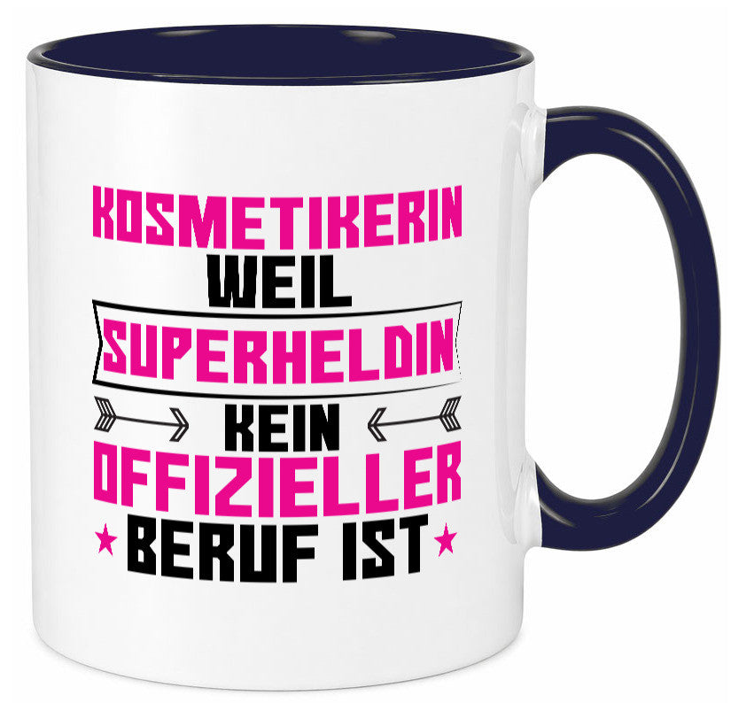 Superheldin Kosmetikerin | Kosmetik Stylistin Visagistin Geschenk Humor