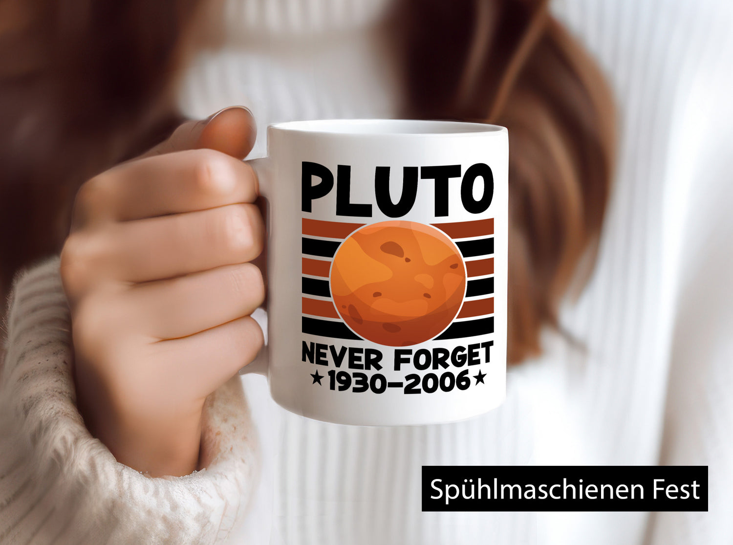Pluto | Planet Never forget Astronomie Nerd Space Geschenk Humor Geschenkidee