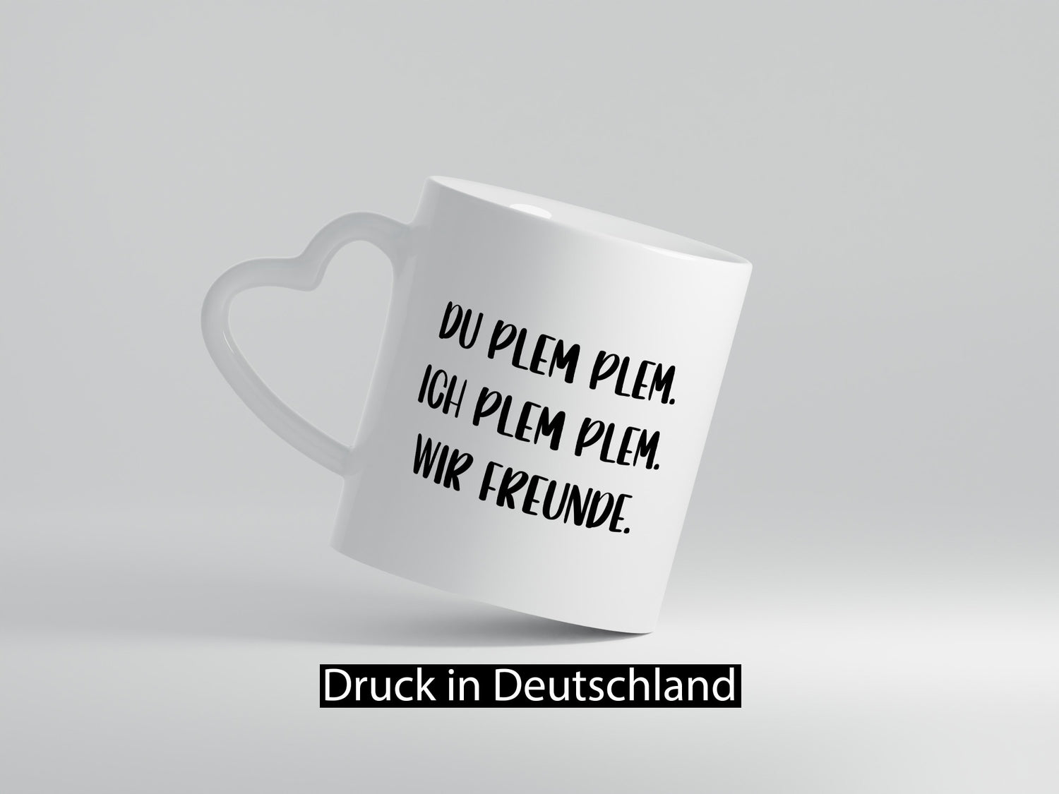 Du Blem Ich wir Freunde | Beste lustig Humor Geschenkidee Geschenk Tasse