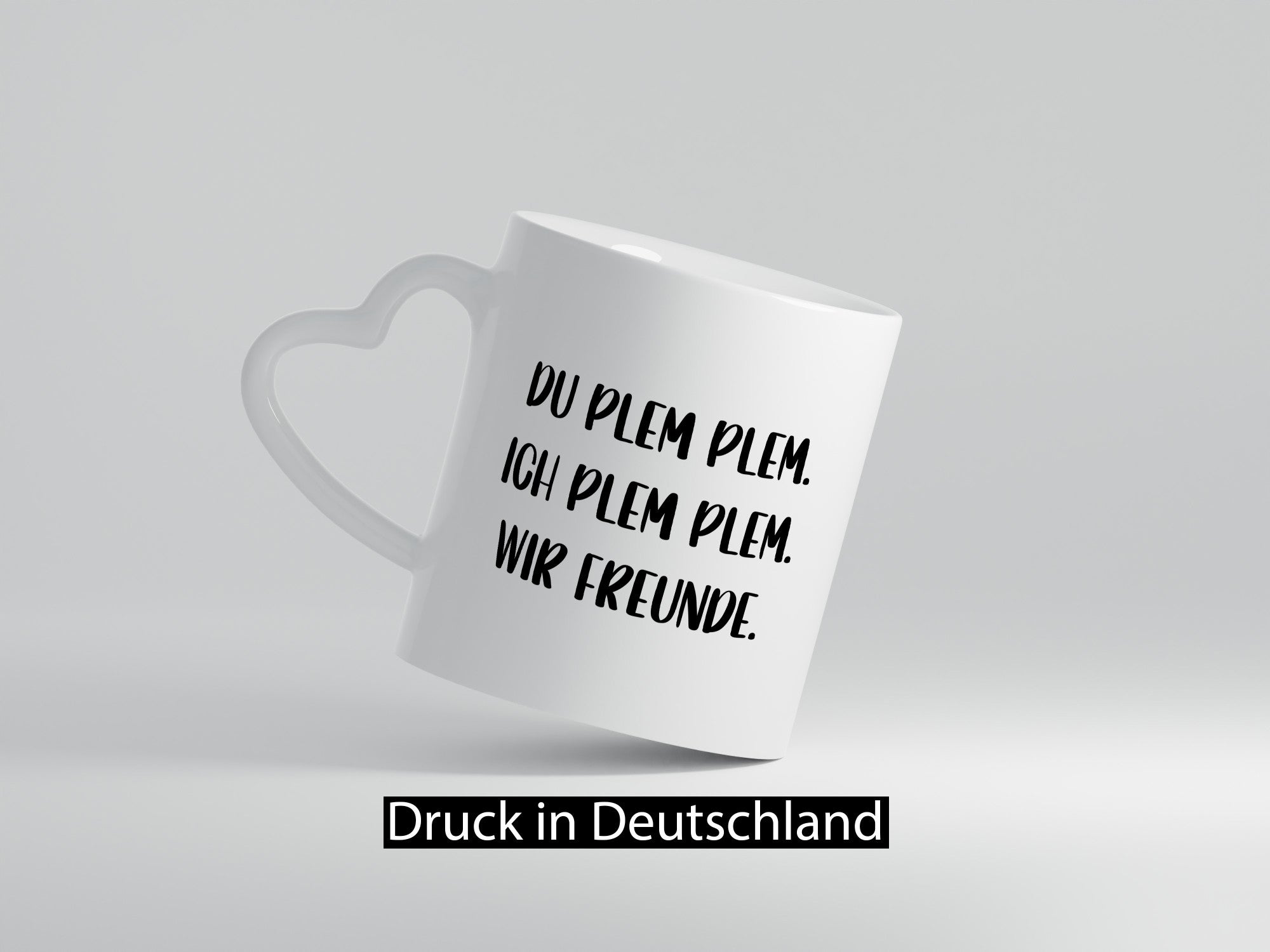 Du Blem Ich wir Freunde | Beste lustig Humor Geschenkidee Geschenk Tasse