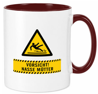Vorsicht Nasse Mütter | Muttertag Geschenk Familie Geschenkidee lustiger Spruch