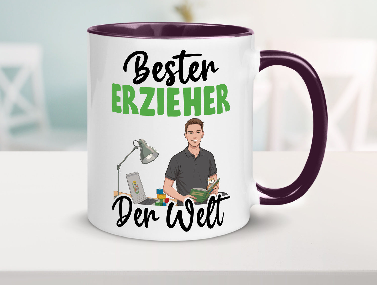 Bester Erzieher | Pädagoge Schule v2 Geschenk Humor Geschenkidee lustiger