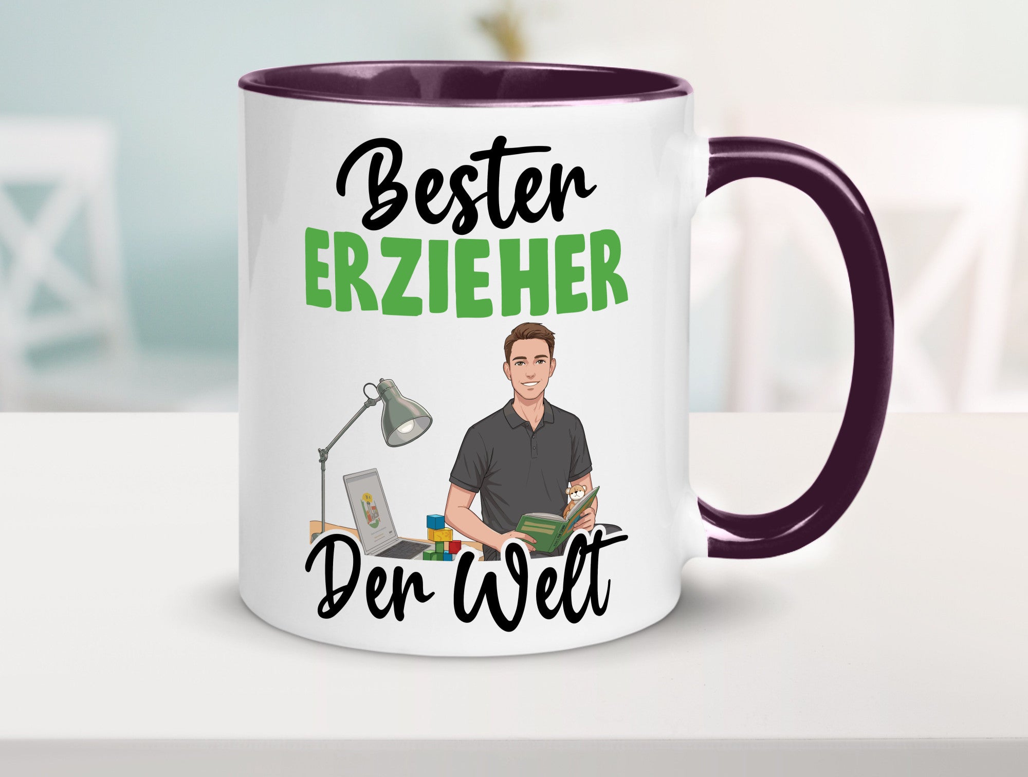 Bester Erzieher | Pädagoge Schule v2 Geschenk Humor Geschenkidee lustiger