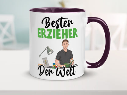 Bester Erzieher | Pädagoge Schule v2 Geschenk Humor Geschenkidee lustiger