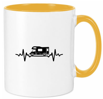 Wohnmobil | Herzschlag lustiger Spruch Geschenk Humor Geschenkidee Tasse