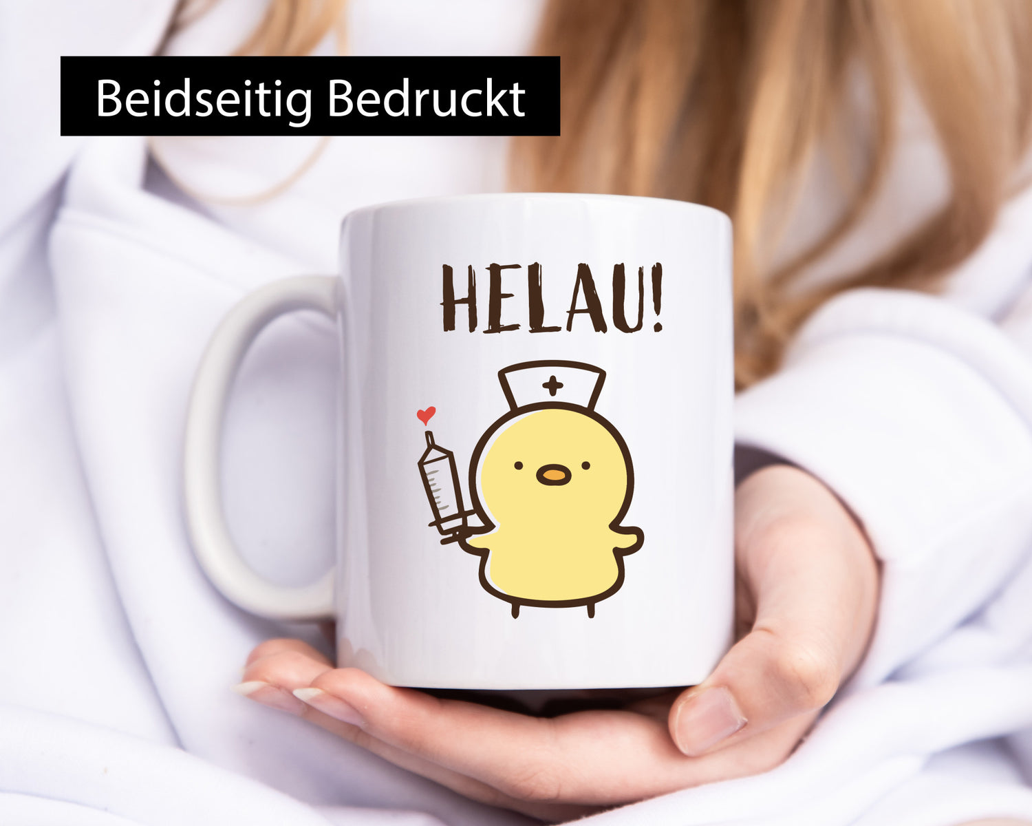 Helau | Küken Spritze Humor Geschenkidee Tasse