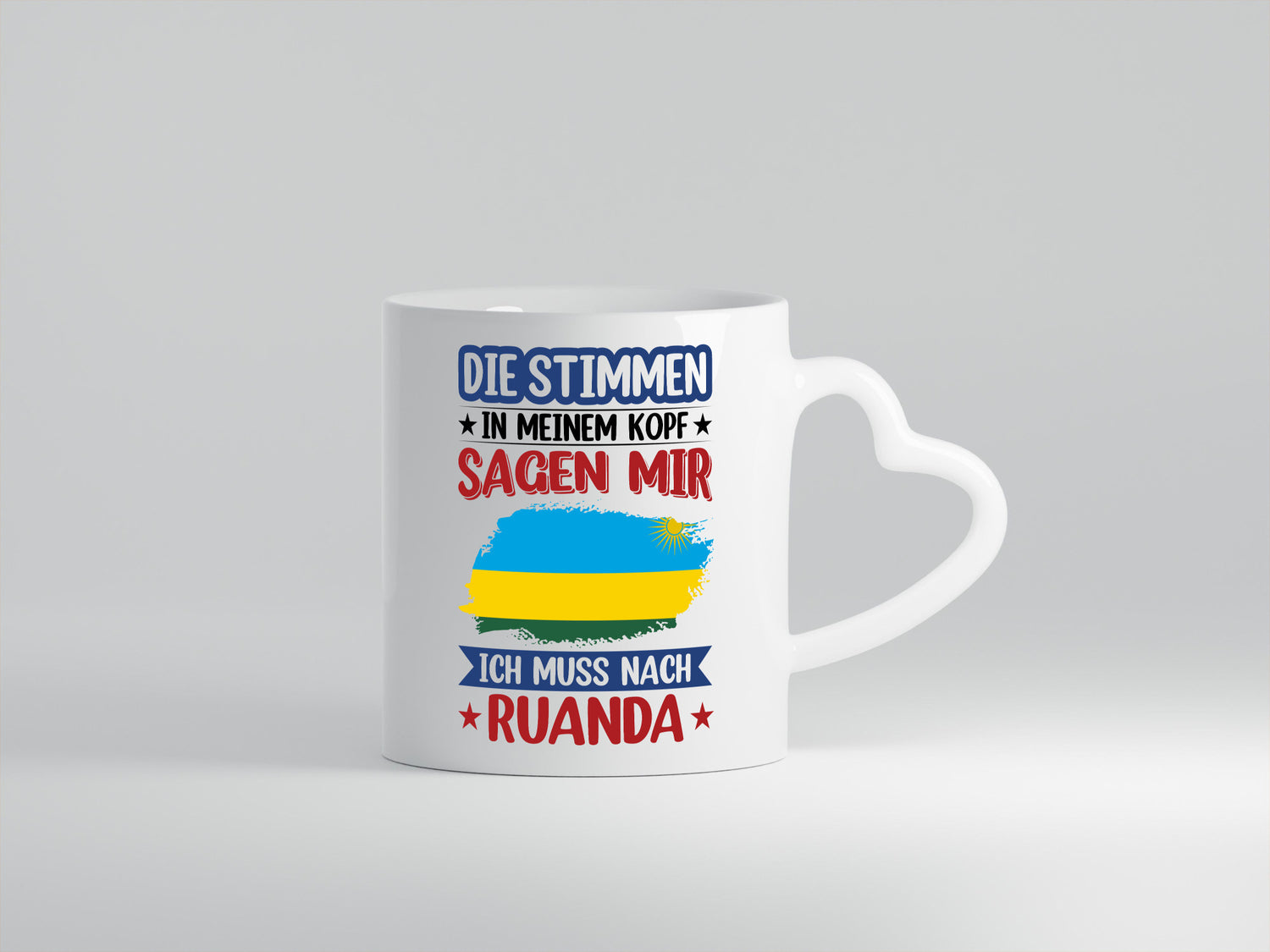 Ruanda | Urlaub Stimmen in meinem Kopf Traumland lustiger Spruch Geschenk Humor