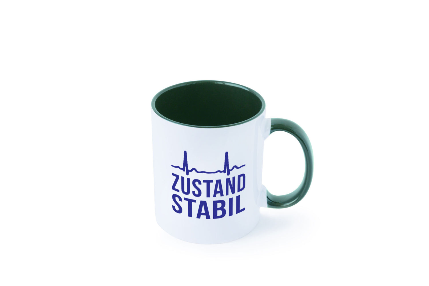 Zustand stabil | Herzschlag v2 Geschenk Humor Geschenkidee lustiger Spruch Tasse