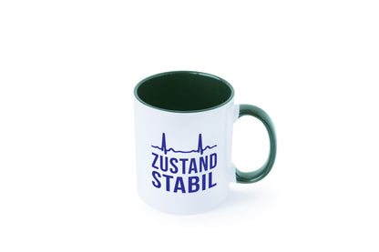 Zustand stabil | Herzschlag v2 Geschenk Humor Geschenkidee lustiger Spruch Tasse