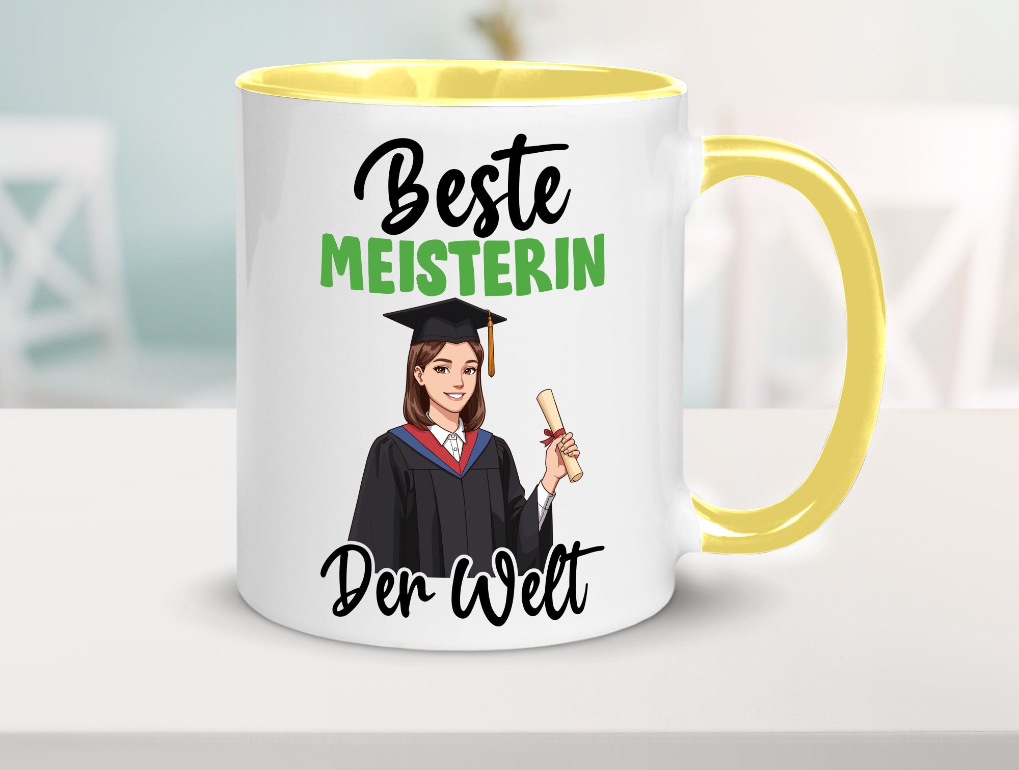 Beste Meisterin | Meisterbrief v2 Geschenk Humor Geschenkidee lustiger Spruch