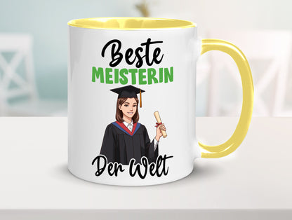 Beste Meisterin | Meisterbrief v2 Geschenk Humor Geschenkidee lustiger Spruch