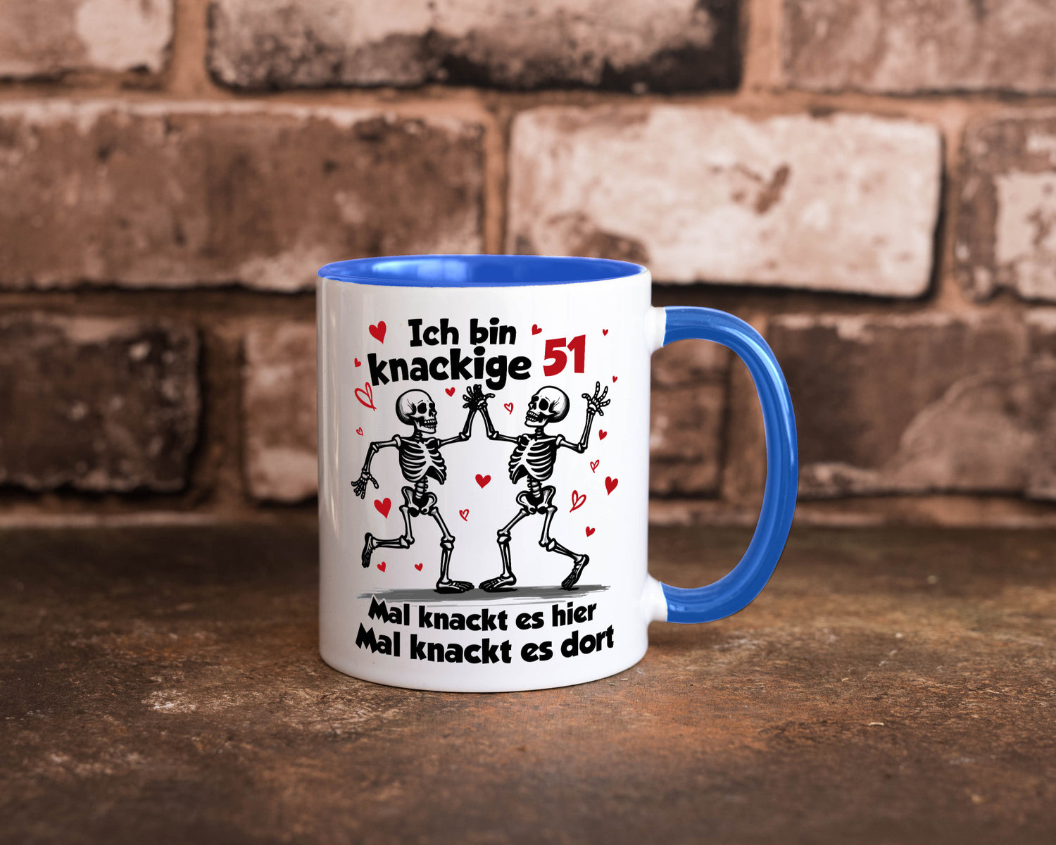51. Geburtstag | Knackige 51 Ich bin alt v2 Humor Geschenkidee Tasse