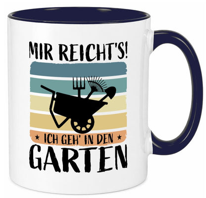 Mir Reichts ich geh in den Garten | Gärtner Geschenk Humor Geschenkidee Tasse