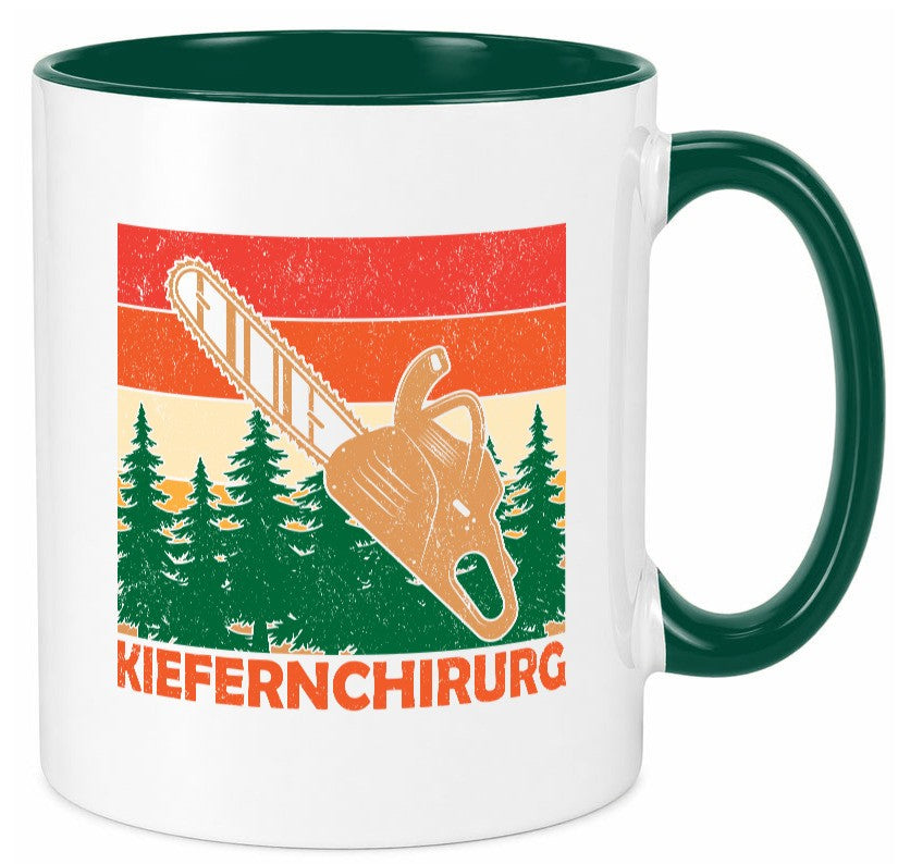 Kiefernchirurg | Kettensäge Waldarbeiter Holz Geschenk Arbeit Kollegen Büro Tasse