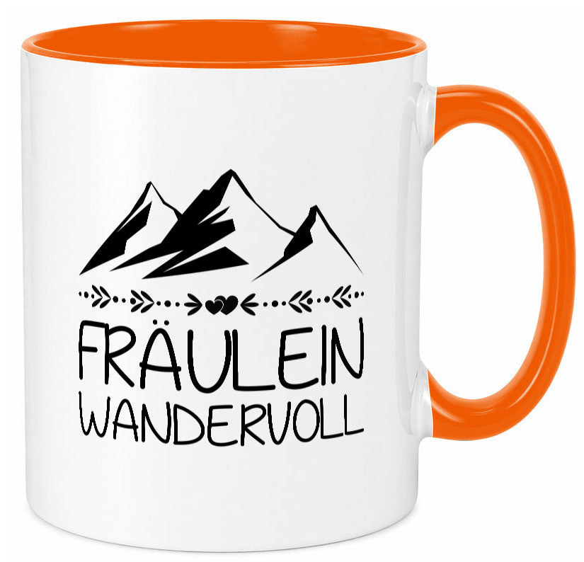 Fräulein Wandervoll | Berge Geschenkidee Humor Tasse