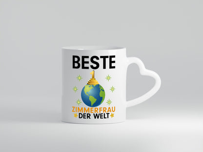 Welt Beste Zimmerfrau| Holzbau | Handwerkerin Geschenkidee Humor Tasse