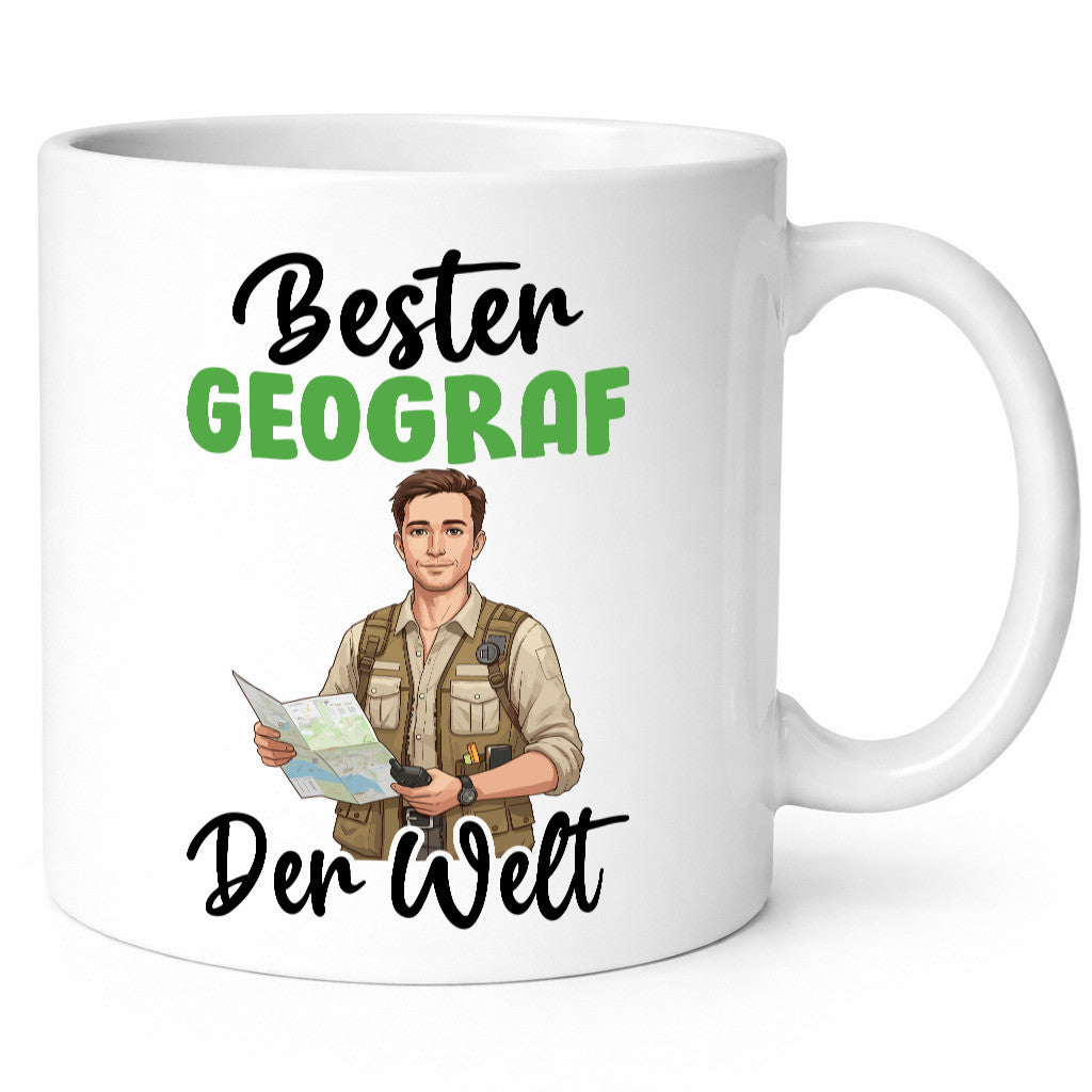 Bester Geograf | Geografie v2 Geschenkidee Humor Tasse
