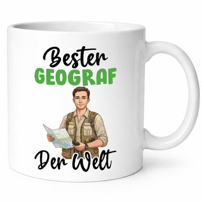 Bester Geograf | Geografie v2 Geschenkidee Humor Tasse