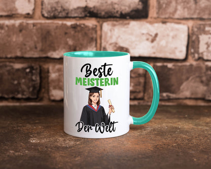 Beste Meisterin | Meisterbrief v2 Geschenk Humor Geschenkidee lustiger Spruch