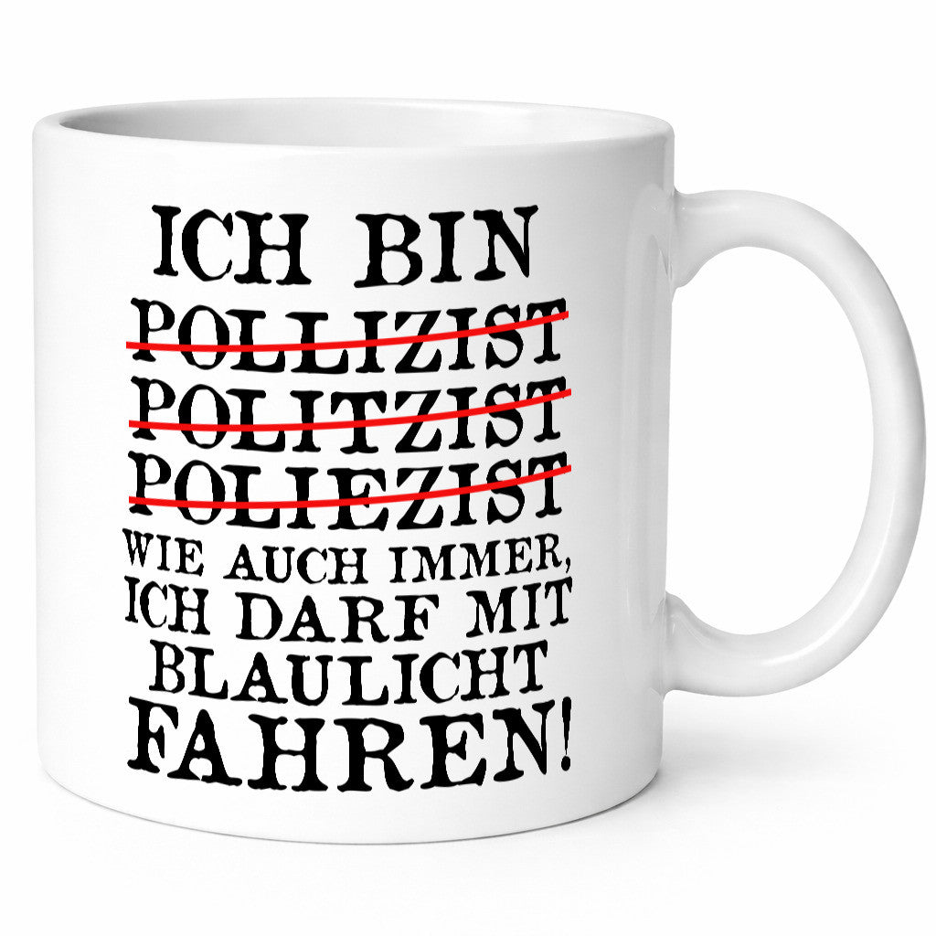 Ich bin Polizist | Blaulicht Polizei Beruf Streife lustig Arbeit Kollegen Büro