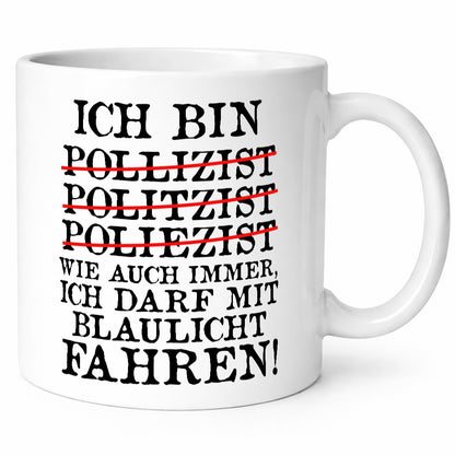 Ich bin Polizist | Blaulicht Polizei Beruf Streife lustig Arbeit Kollegen Büro