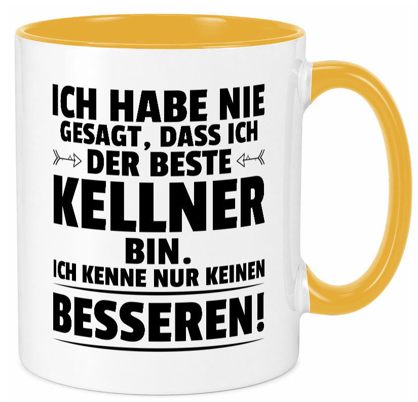 Der Beste Kellner | kellnern Bedienung lustiger Spruch Geschenk Humor Tasse